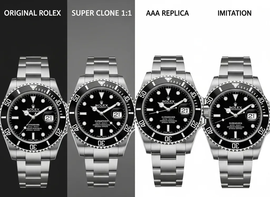 Comparativa Rolex super clon vs Rolex orignal