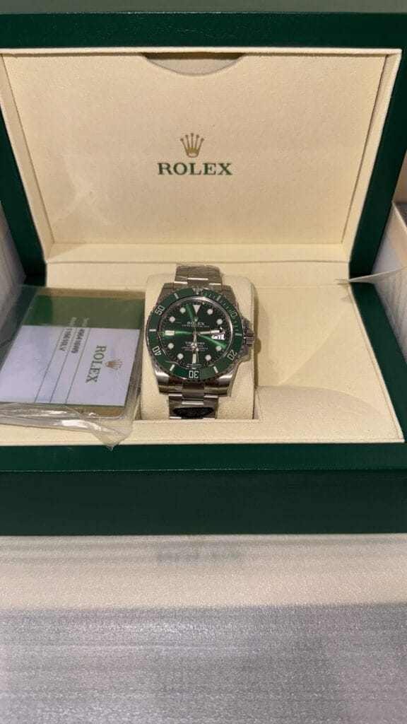 caja documentación Rolex Hulk