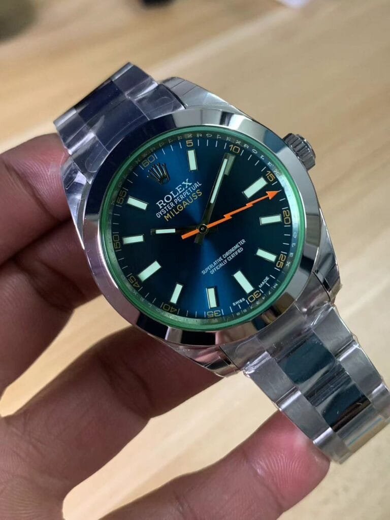 Milgauss z blue clone 1:1