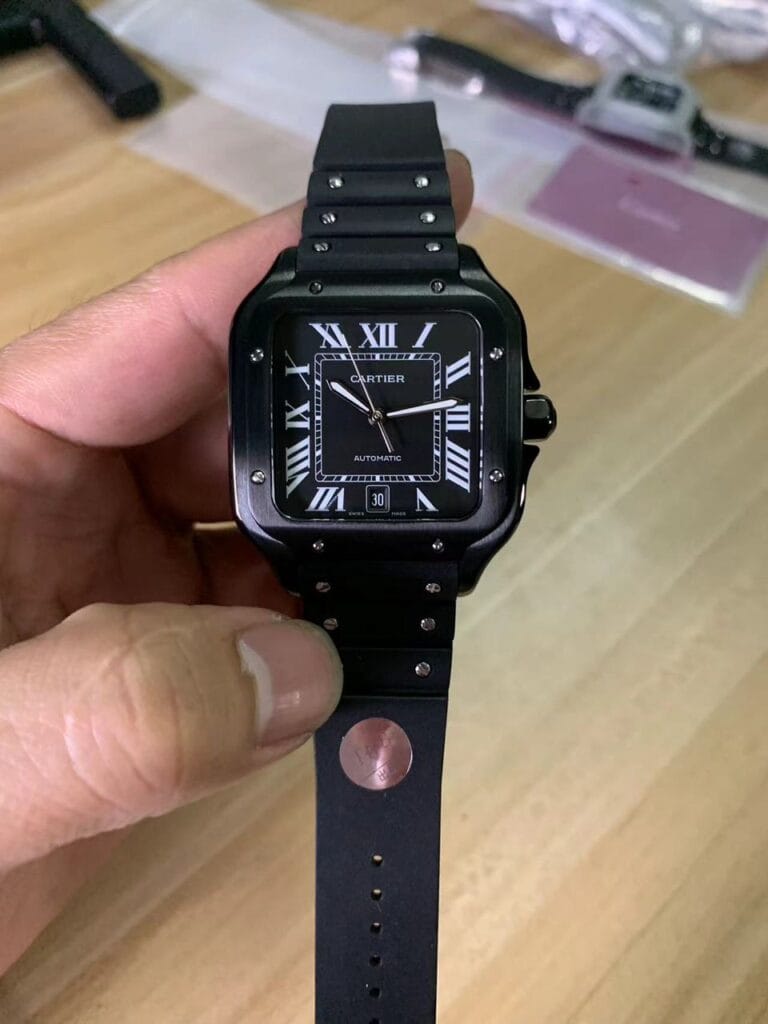 Cartier santos black 1:1