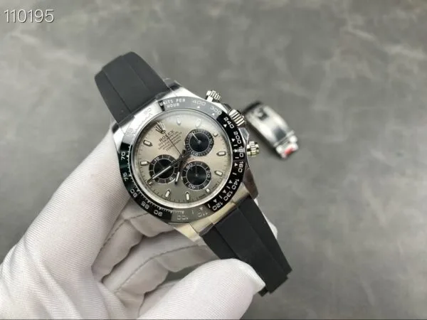 Rolex Daytona oysterflex gris - Imagen 2