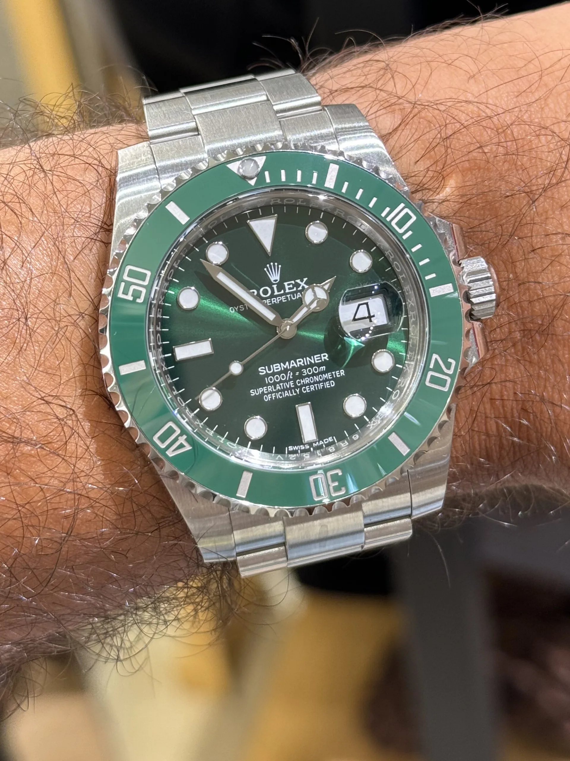 Rolex Submariner Hulk replica super clon 1:1