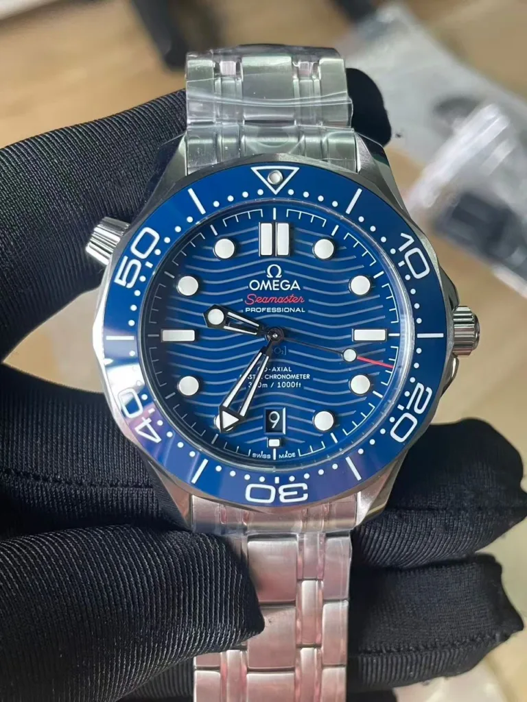 Omega seamaster azul super clon 1:1