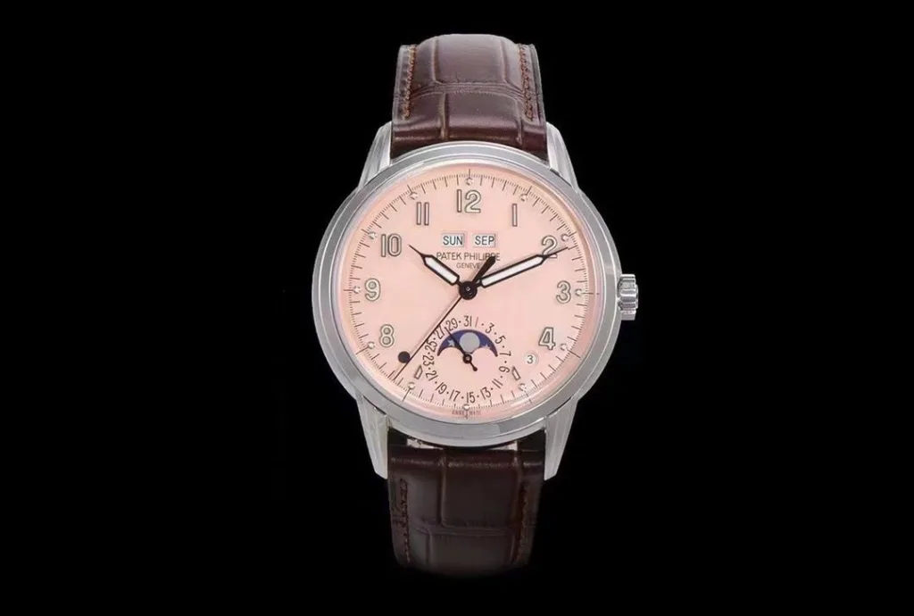 Patek Philippe Grand Complications Salmon Dial Perpetual Calendar 5320G replica