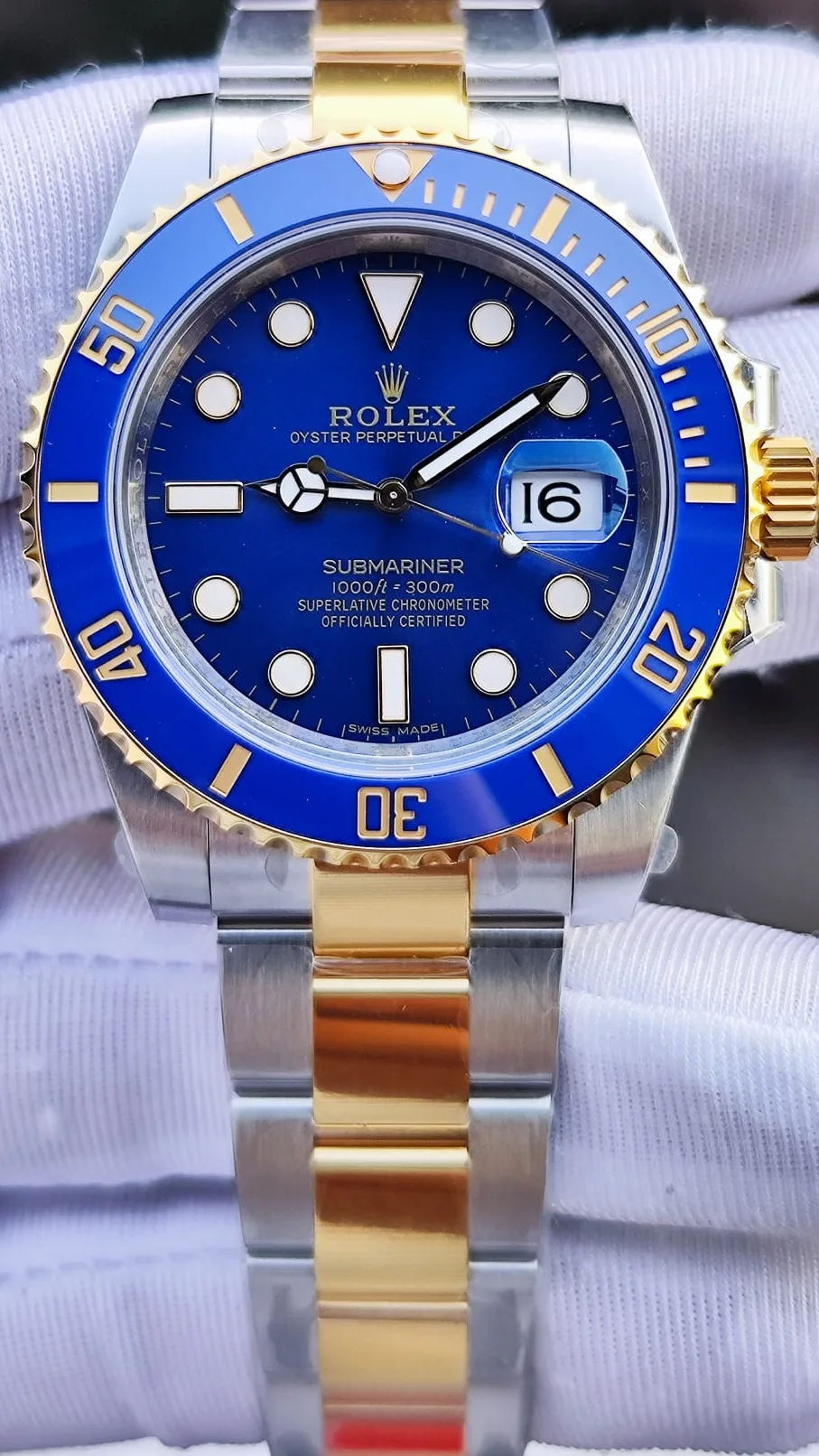 Rolex Submariner Bluesy acero y oro 40mm