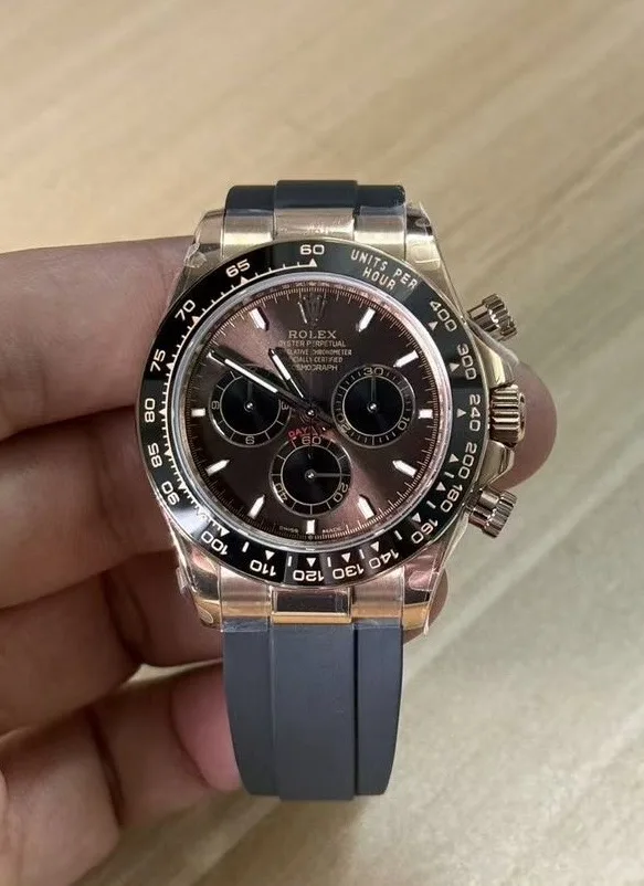 Rolex Daytona oysterflex esfera chocolate