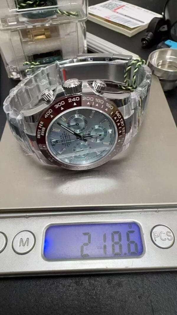 Rolex Daytona platino ice blue
