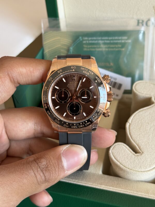 Rolex Daytona rose gold chocolate replica 1:1