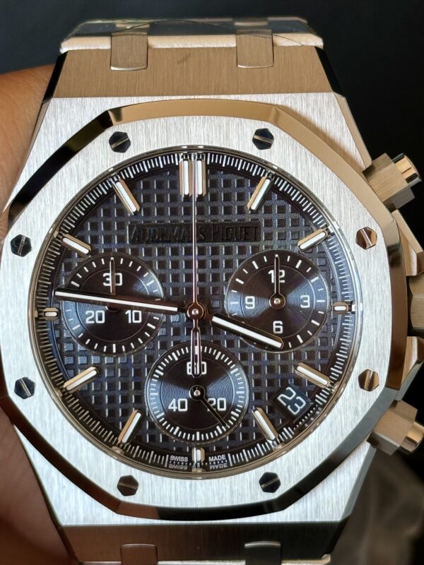 IMG_3180 Replica super clon AP Royal oak crono azul 1:1